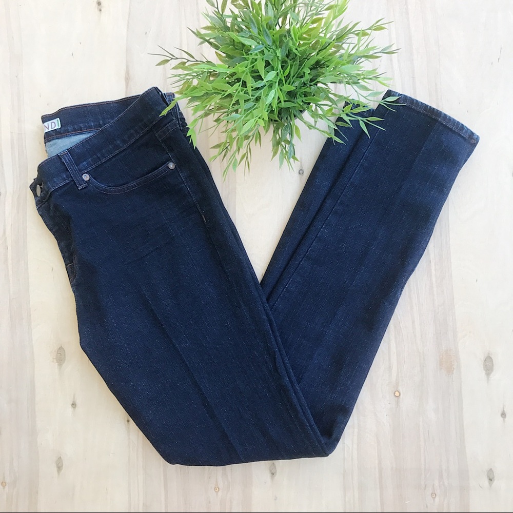 J Brand ankle zipper dark denim Jean